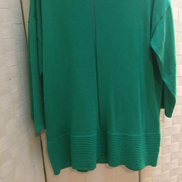 Nwt Tint & Shadow green tunic sweater 1X - Picture 10 of 10